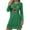 Green, variant on Aboser Christmas Night Shirts for Women Trendy Elk Graphic Nightgowns Soft Long Sleeve Pajama Dress Lightweight Casual Short Sleepwear Holiday Outfits