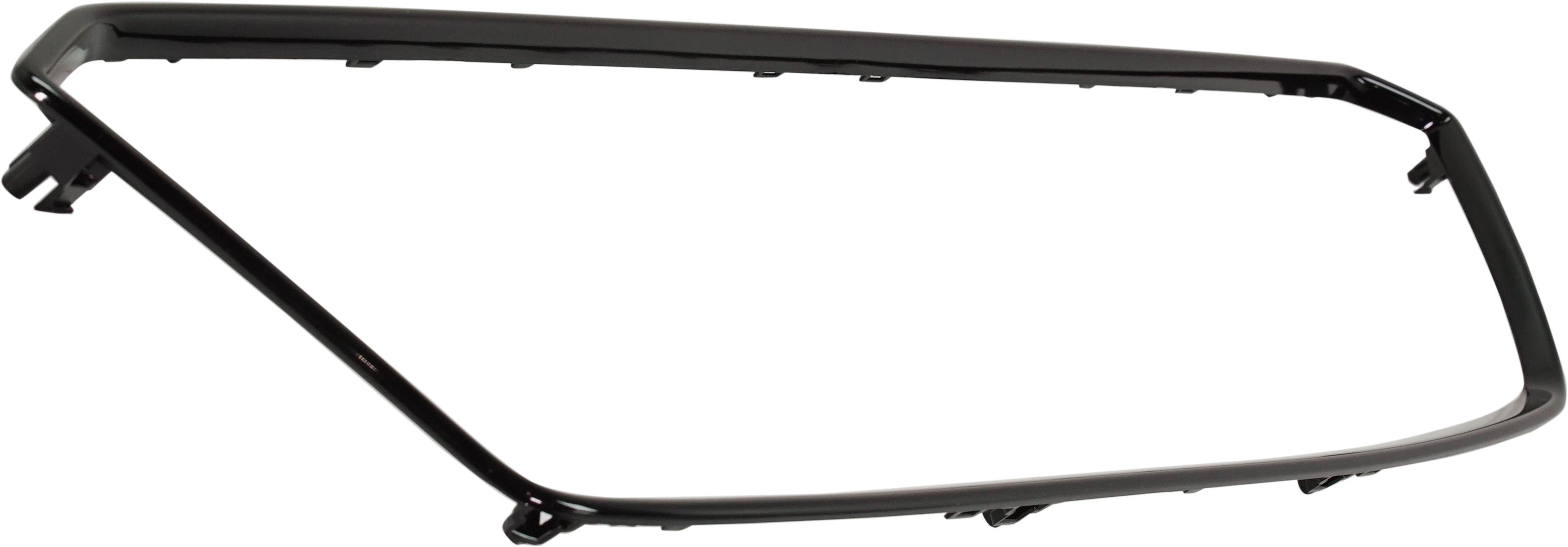 Grille Trim Compatible with 2017-2019 Subaru Impreza Painted Black