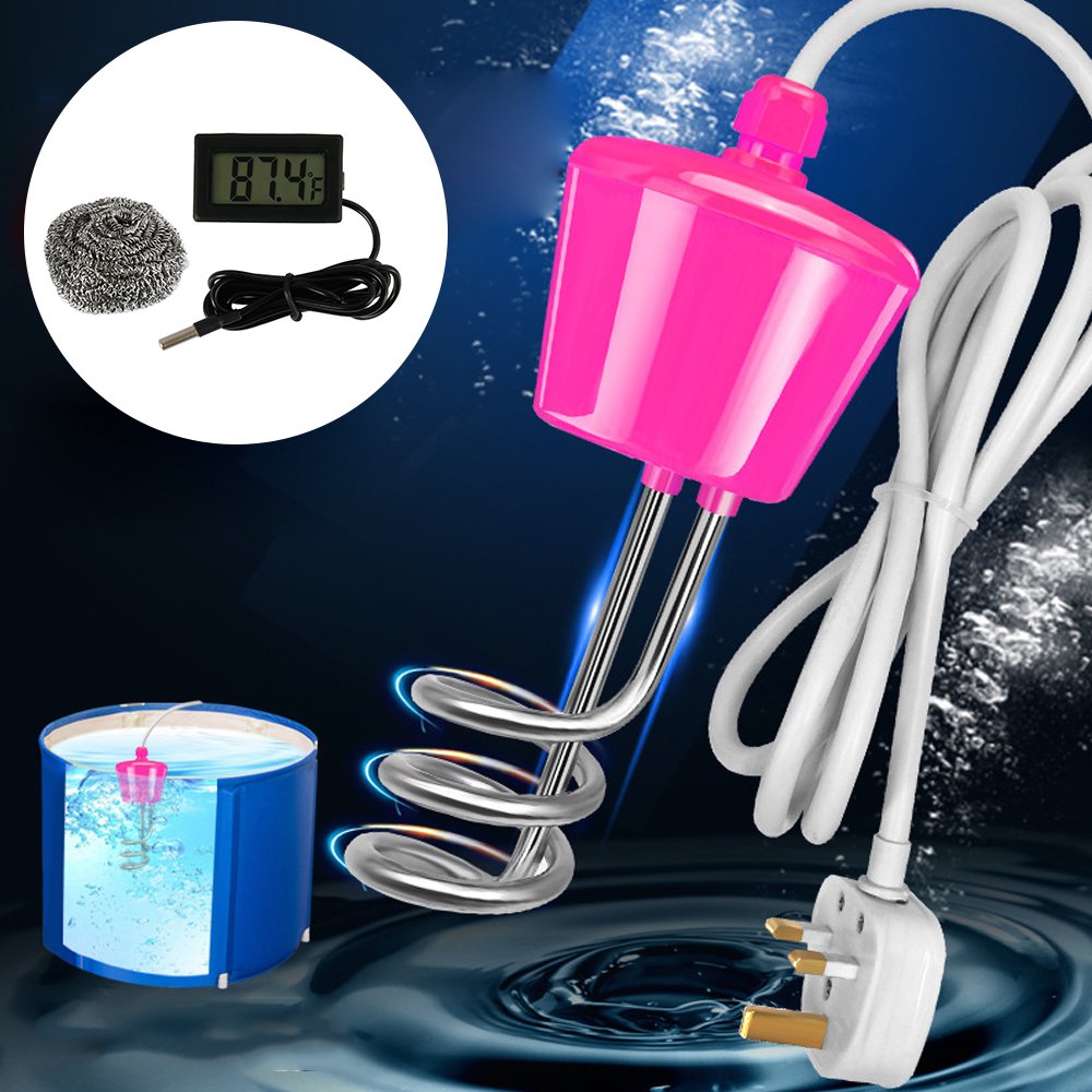 suspension immersion water heater for pool