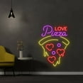 thumbnail image 2 of Handmadetneonsign Love Pizza Led Sign, Love Pizza Led Lights, Pizza Neon Sign, Custom Neon Sign, Pizza Slice Neon Light, Best Gifts, Wall Décor, 2 of 4