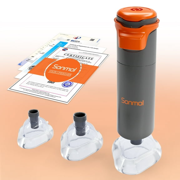 Sonmol Portable First Aid Kit, Dust-Proof Bag Included, Easy to Use, for Kids and Adults