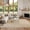 Beige Ivory, variant on Nourison Washable Charm 8' x 10' Ivory Modern Indoor Rug