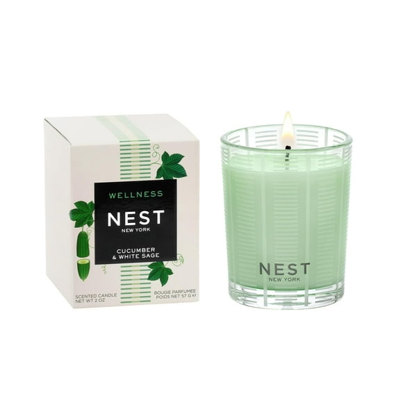 Vela votiva NEST New York Pepino y salvia blanca 60 ml