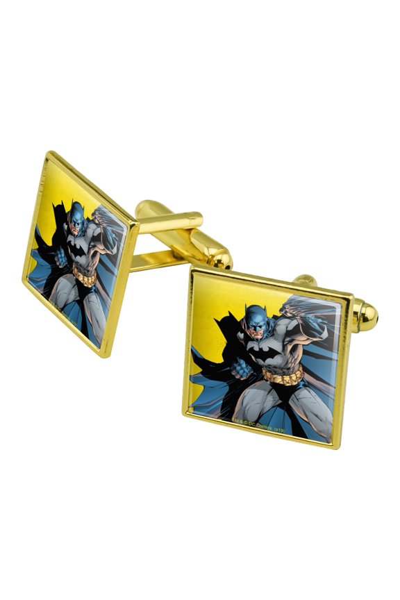 Batman Character Square Cufflink Set - Silver or Gold