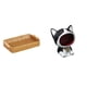 thumbnail image 1 of Cestas de almacenamiento,Cestas de almacenamiento de cocina tejidas con asas hechas a mano,Cestas de pan redondas Bandejas para servir Rectángulo,Estatua de escritorio,Estatua de gato con, 1 of 8