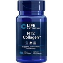Life Extension NT2 Collagen™, 40 mg - Joint Health Supplement Supports Joint Comfort & Mobility - Gluten-Free, Non-GMO - 60 Small Capsules (2-Month Supply)