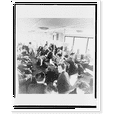 thumbnail image 2 of Historic Framed Print, [Eames tandem sling seating in airport], 17-7/8" x 21-7/8", 2 of 9