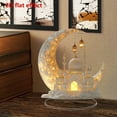 thumbnail image 2 of 2D Acrylic Ramadan Desktop Decor with Base Islamic Mosque Crescent Moon Decoration Festive Ornament for Ramadan Eid Home Decor, 2 of 5