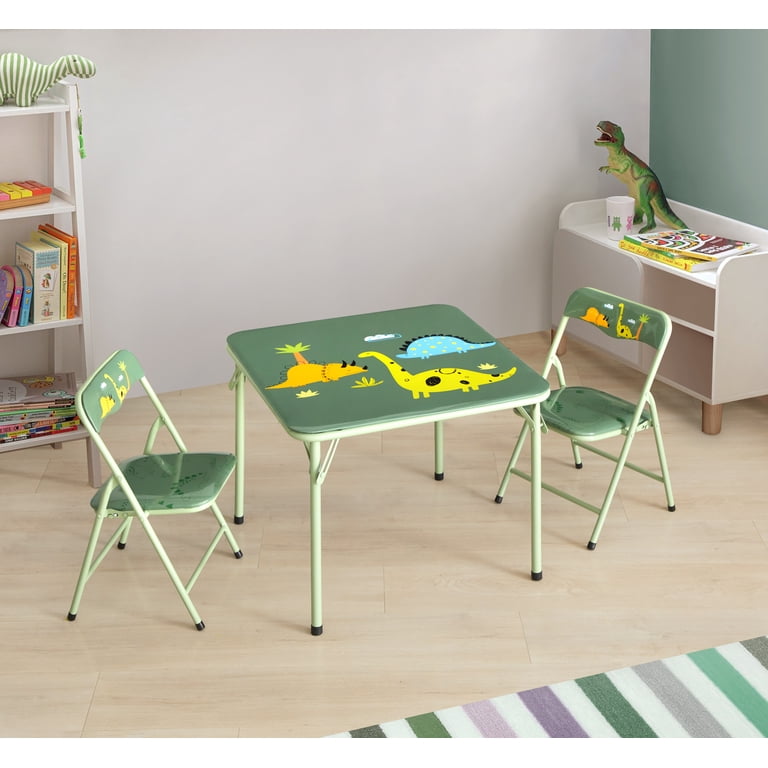 Little Nest 3 Piece Dinosaur Table And Chair Set - Walmart.com