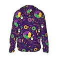thumbnail image 3 of Haiem Mardi Gras and Donuts UPF 50+ Fishing Shirts for Men Long Sleeve UV Sun Protection Hoodie Non-Mask Outdoor Hiking Shirts, 3 of 9
