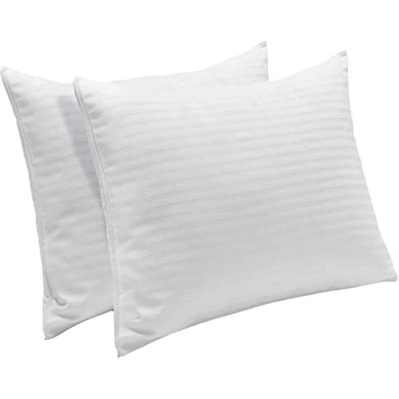 2 Pack, 100% Cotton 400 Thread Count Pillow Standard Zipper Protector Zippered Size: 20 x 26 Inches.