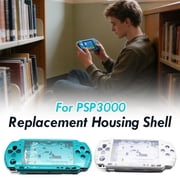Full Shell Set for PSP3000, ABS Replacement Case with Buttons Screws, Pink