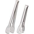 thumbnail image 1 of Pinzas de cocina profesionales de acero inoxidable, versátiles, resistentes y ergonómicas, para mesas de bufé y cenas, paquete de 2 (9 pulgadas, 11 pulgadas), 1 of 7