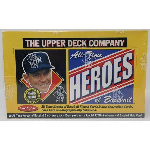 1994 Upper Deck All Time Heroes Of Baseball Box (Hobby) (36/10)
