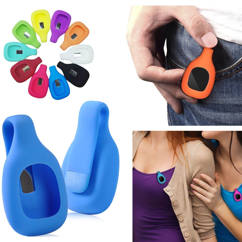 lot Polka Dot/ Color Silicon Belt Clip Replace Holder Cover Case for Fitbit ZIP 