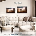thumbnail image 4 of Elephant Stock Sunset Mountain Biking Wall Art - Horizontal Canvas Wall Art - Living Room Wall Decor - Sports Canvas - Black And Gray Decor - 36" x 24", 4 of 8