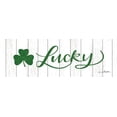 thumbnail image 2 of Larson, Lisa 24x11 Gold Ornate Wood Framed with Double Matting Museum Art Print Titled - Lucky, 2 of 4
