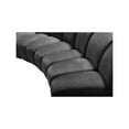 thumbnail image 5 of Meridian Furniture Infinity Gray Velvet 4pc. Modular Sectional, 5 of 12