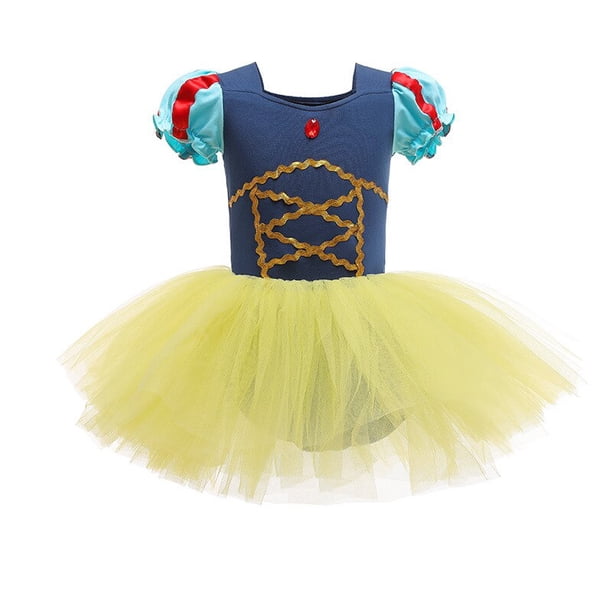 Vestido de fiesta de princesa para niñas, vestido de baile, disfraz de Anna, Elsa, Blancanieves, Cenicienta, ropa de carnaval, regalo de cumpleaños para niños de 2 a 8 años zhangmengya unisex