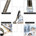 thumbnail image 6 of FORMRS Womens Crossbody Sling Bag Travel Daypack Shoulder Chest Backpack, Winter Village, 6 of 7