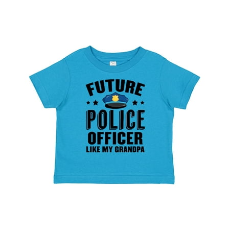 

Inktastic Future Police Officer Like My Grandpa Gift Toddler Boy or Toddler Girl T-Shirt