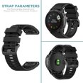 thumbnail image 3 of Correa de reloj de silicona portátil para Garmin Fenix ​​7X 26 mm Correa de reloj Correas de pulsera, 3 of 9