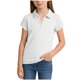 thumbnail image 1 of Top de Manga Corta para Niños Rayas Botón Arriba Camiseta Casual Suéter Algodón Mezcla Blusa Medio a Grande Verano, 1 of 7