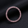 thumbnail image 3 of Auto Engine Start Stop Button Ring Crystal Bling Rhinestone Car Decor Accessories (Pink), 3 of 8