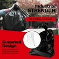 thumbnail image 4 of 55-60 Gallon Heavy Duty Trash Bags - 150 Count, Large Black Garbage Bags - Made in USA, 4 of 4