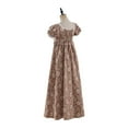 thumbnail image 6 of Women's Regency Inspired Vintage High Waist Victorian Tea Dress Elegant Long Gown, 6 of 7