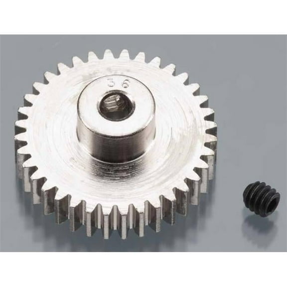 Robinson Racing Products 1036 Hard Nickel Plated 48p Pinion 36 Teeth
