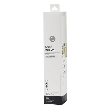 UPC: 0093573751745 | Cricut® Smart Iron-On™ Vinyl (9 ft) – White  13  x 108