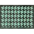 thumbnail image 1 of Ahgly Company Indoor Rectangle Abstract Light Blue Modern Area Rugs, 4' x 6', 1 of 4