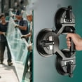 thumbnail image 4 of Aluminum Alloy High Vacuum Suction Cup Lifter - Triple Plate Heavy Duty Gripper for Glass, Mirror, Tile, Granite Lifting, Moving, and Installation with Secure Hold, 4 of 9