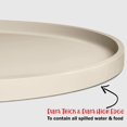 thumbnail image 4 of Alfombrilla de comida para perros DogBuddy, impermeable, de silicona para comida y agua, 4 of 8