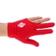 thumbnail image 2 of Guantes de billar de licra duraderos, transpirables y flexibles, para hombres y mujeres. rojo, 2 of 8