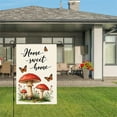 thumbnail image 3 of AMHNF Linen Garden Flag with Mushrooms and Butterflies for Spring Summer Home Outdoor Garden Yard Door Decor 12x18 inch, 3 of 5