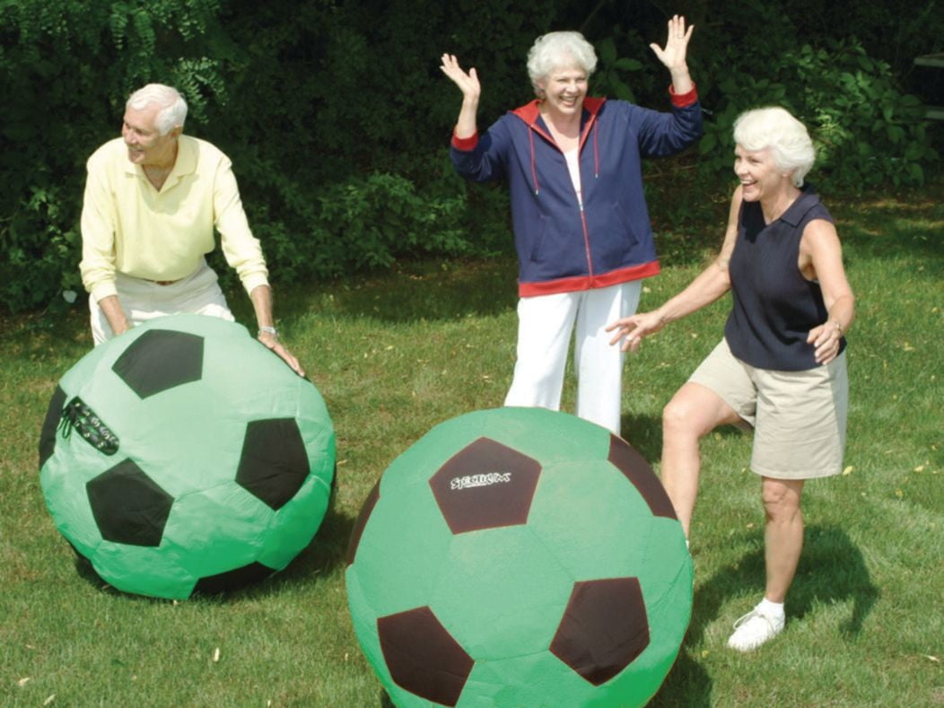 Spectrum™ Giant Neon Soccer Ball, 36", Green
