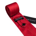 thumbnail image 4 of Juego de corbatas Barry.Wang Classic de seda, 150 cm x 8,5 cm, color rojo, 4 of 5