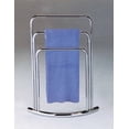 thumbnail image 1 of Kings Brand Chrome Finish Metal Free Standing Towel Rack Stand, 1 of 2