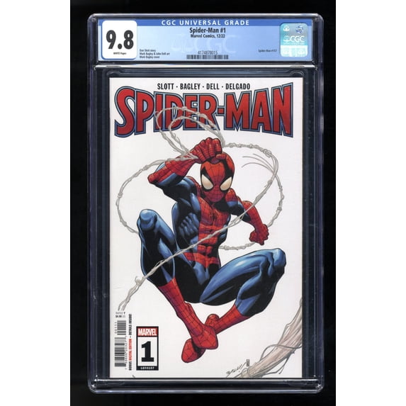 Spider-Man (2022) #1 CGC NM/M 9.8 White Pages Comic Book