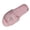 Slippers # A01 Pink, variant on Ladies Slippers Open Toe Faux Fur Slides Fuzzy House Shoes Metal Heart Decor Plush Slip On Bedroom Scuff Elegant Footwear