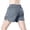 Grey, variant on XFeng Men Quick Dry Athletic Shorts Elastic Waist Split‑Hem Running Workout Shorts
