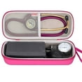 thumbnail image 2 of BOVKE Travel Carrying Case Compatible with 3M Littmann Classic III,MDF Acoustica Deluxe Stethoscopes - Extra Room for Medical Bandage Scissors EMT Trauma Shears and LED Penlight, Raspberry, 2 of 7