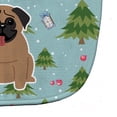 thumbnail image 3 of Christmas Pug Brown Baby Bib, 3 of 3