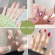 thumbnail image 3 of Uñas postizas a presión, uñas postizas europeas, uñas postizas a presión, con sellado UV, uñas brillantes, cobertura total, uñas postizas artificiales, uñas para mujeres, 3 of 5