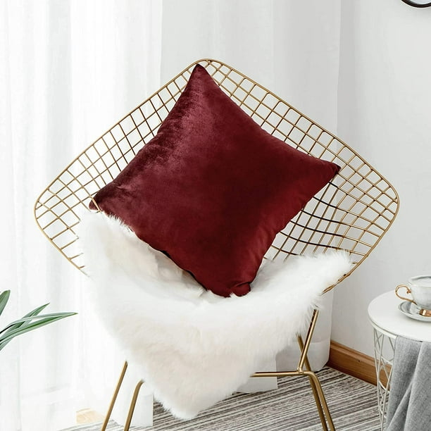 24x24 velvet cheap pillow cover