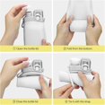 thumbnail image 5 of Collapsible Water Bottles, 20oz Silicone Reusable Water Bottle with Straw and Strap, Leakproof Foldable Sports Water Bottle, 5 of 5