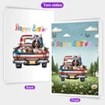 thumbnail image 2 of Happy Easter English Springer Spaniel American Flag Truck 5x7in Folded Greeting Card Springers Dog Lover Gifts Single Note Card with Envelope - 03001, 2 of 5