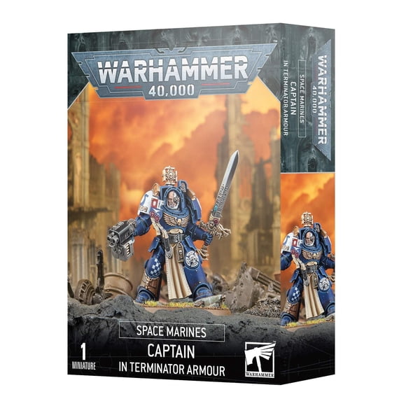 Figura de acción Warhammer 40,000 Space Marines Captain Terminator